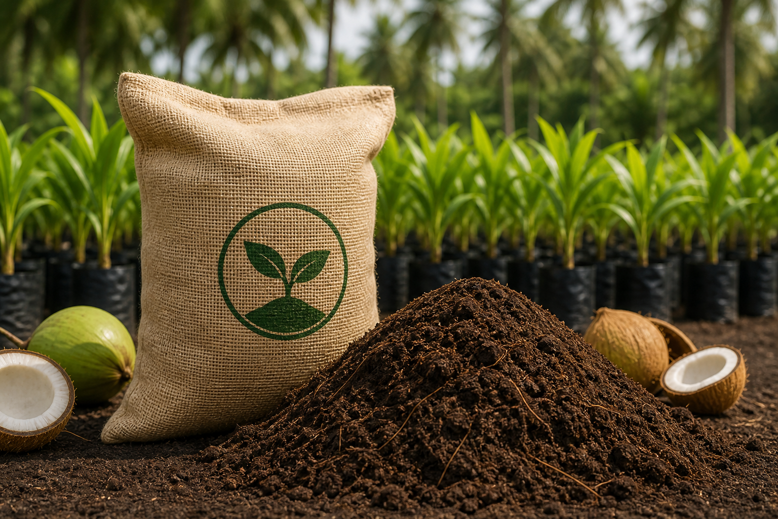 Organic Compost - Coconut Farm Grade